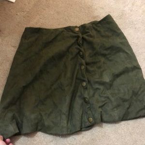 Suede Skirt
